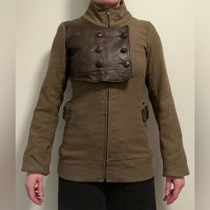 Rebecca King designer wool blend jacket, small